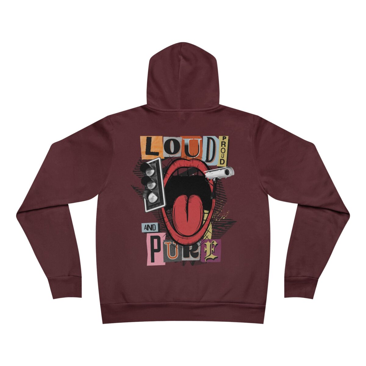 Loud Proud and Pure Unisex Sponge Fleece Pullover Hoodie - Image 2
