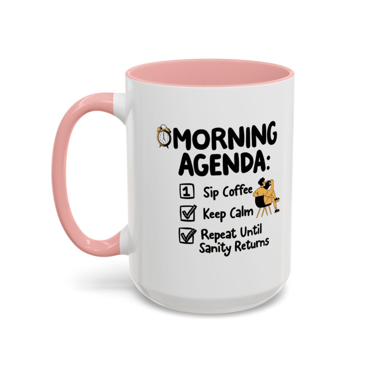 Morning Agenda Accent Coffee Mug (11, 15oz) - Image 27