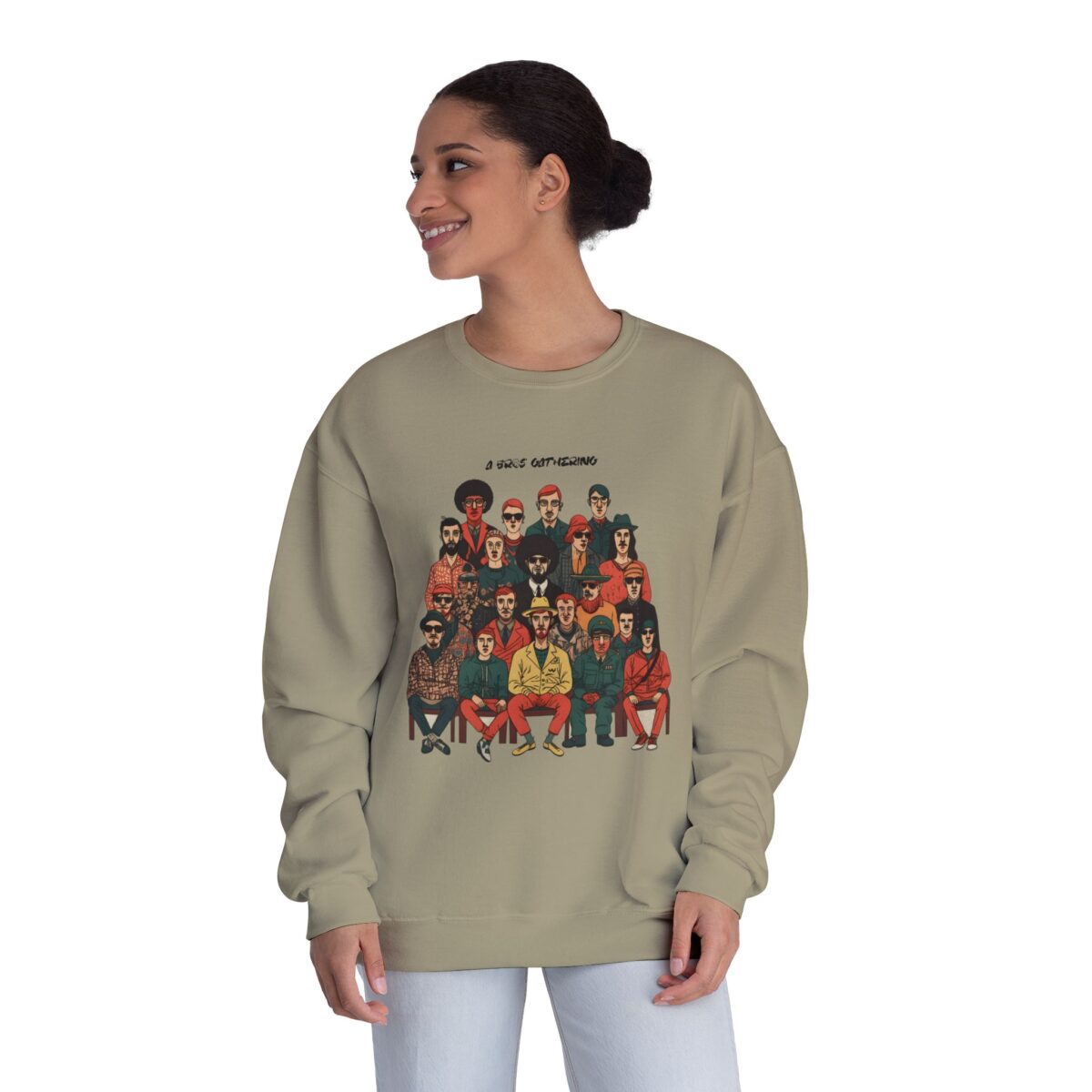 A bros gathering Unisex NuBlend® Crewneck Sweatshirt - Image 4