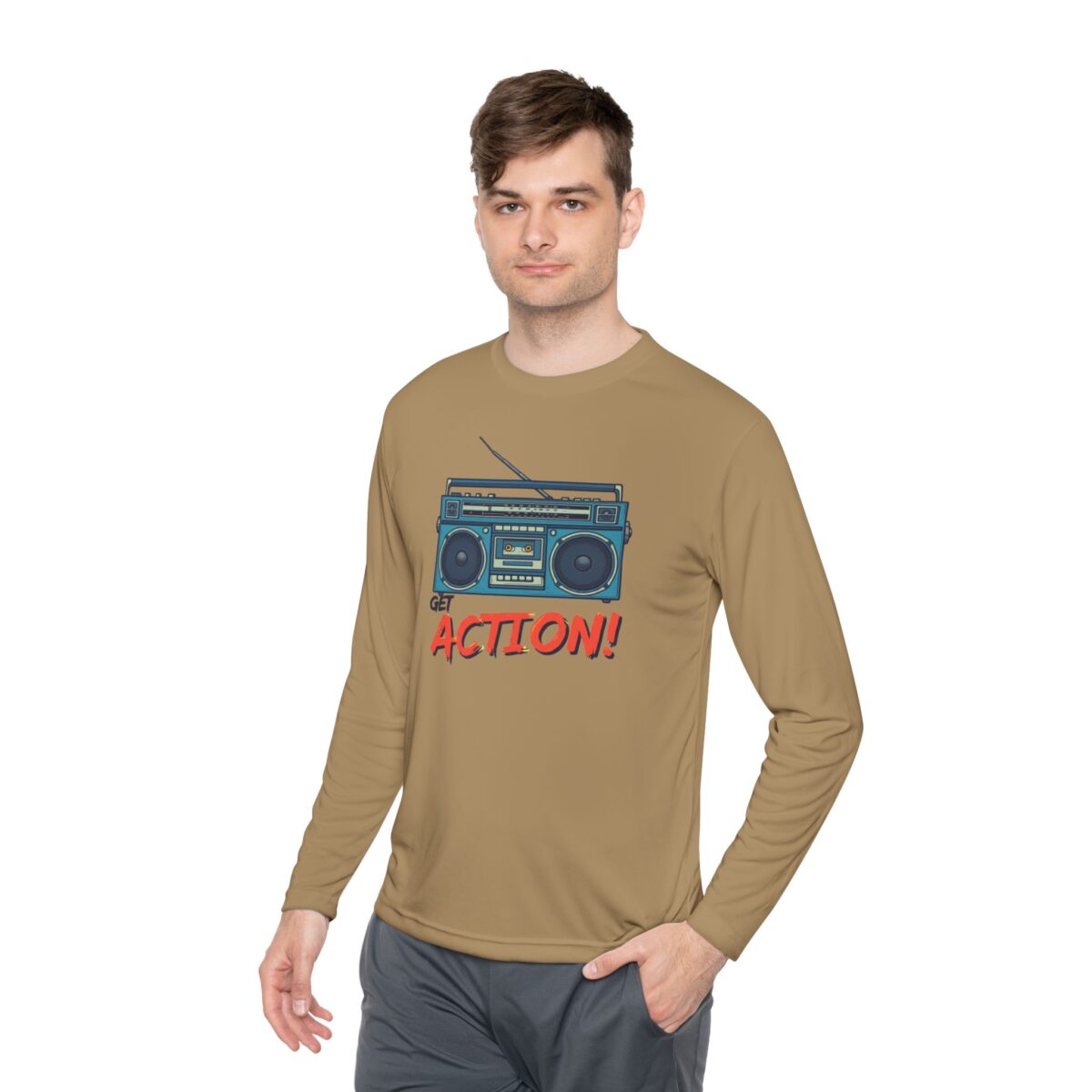 Get action Unisex Lightweight Long Sleeve Tee - Image 19