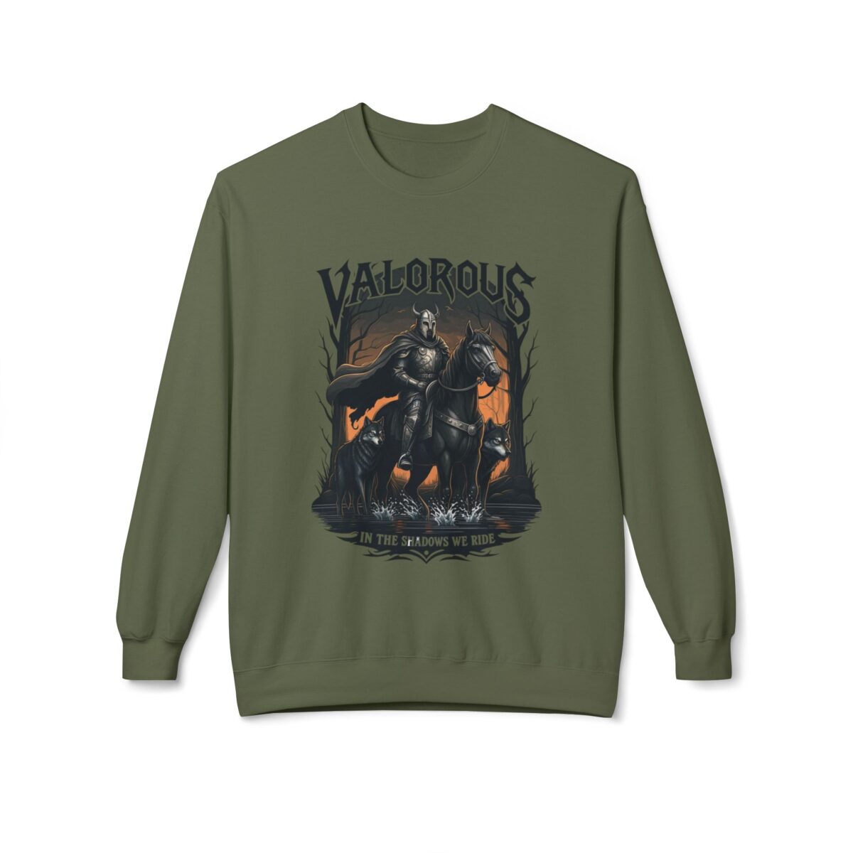 VALOROUS Unisex Midweight Softstyle Fleece Crewneck Sweatshirt