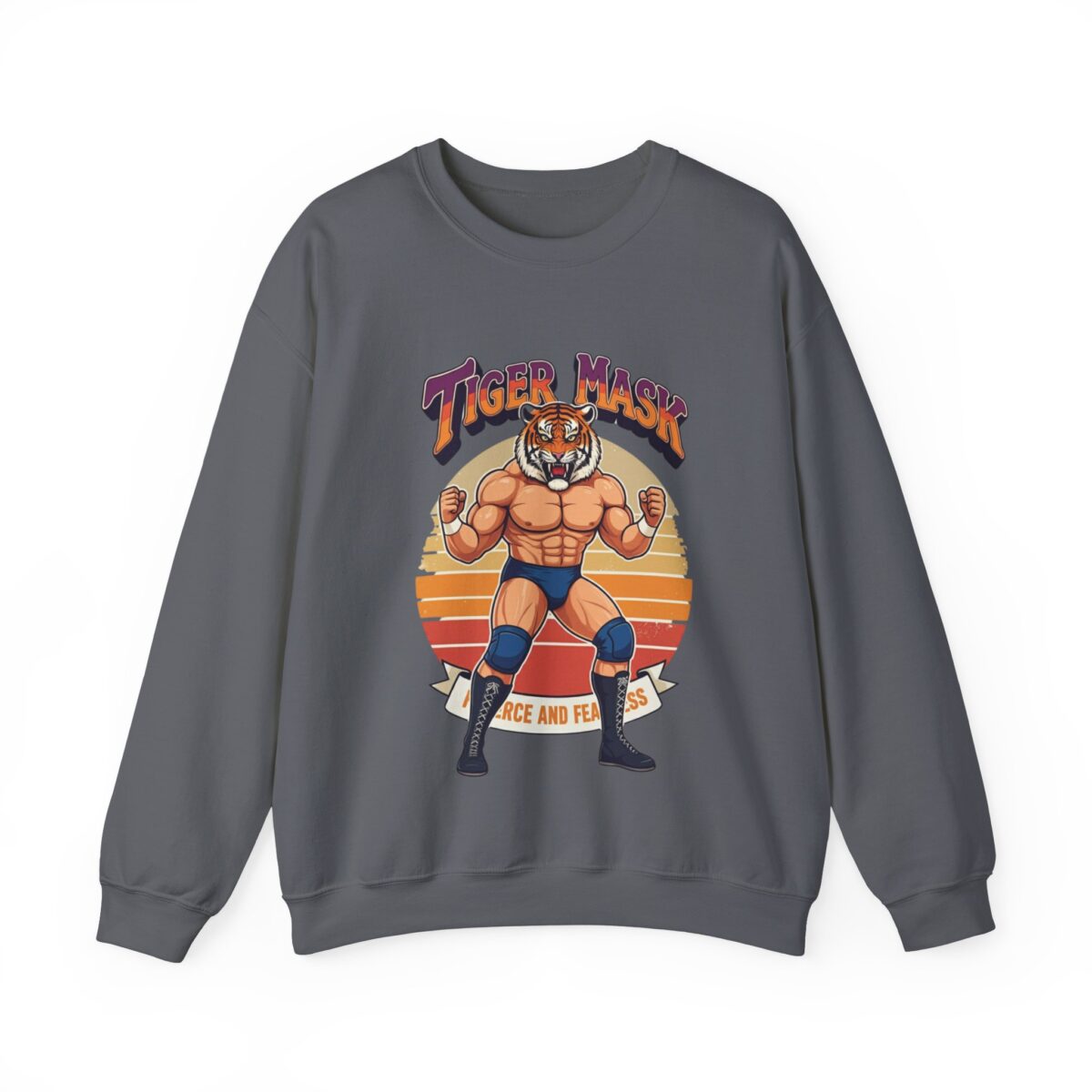 Tiger Mask Unisex Heavy Blend™ Crewneck Sweatshirt - Image 29