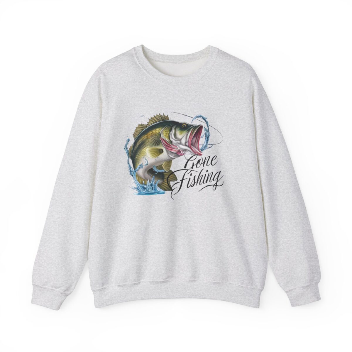 Gone Fishing Unisex Heavy Blend™ Crewneck Sweatshirt - Image 5