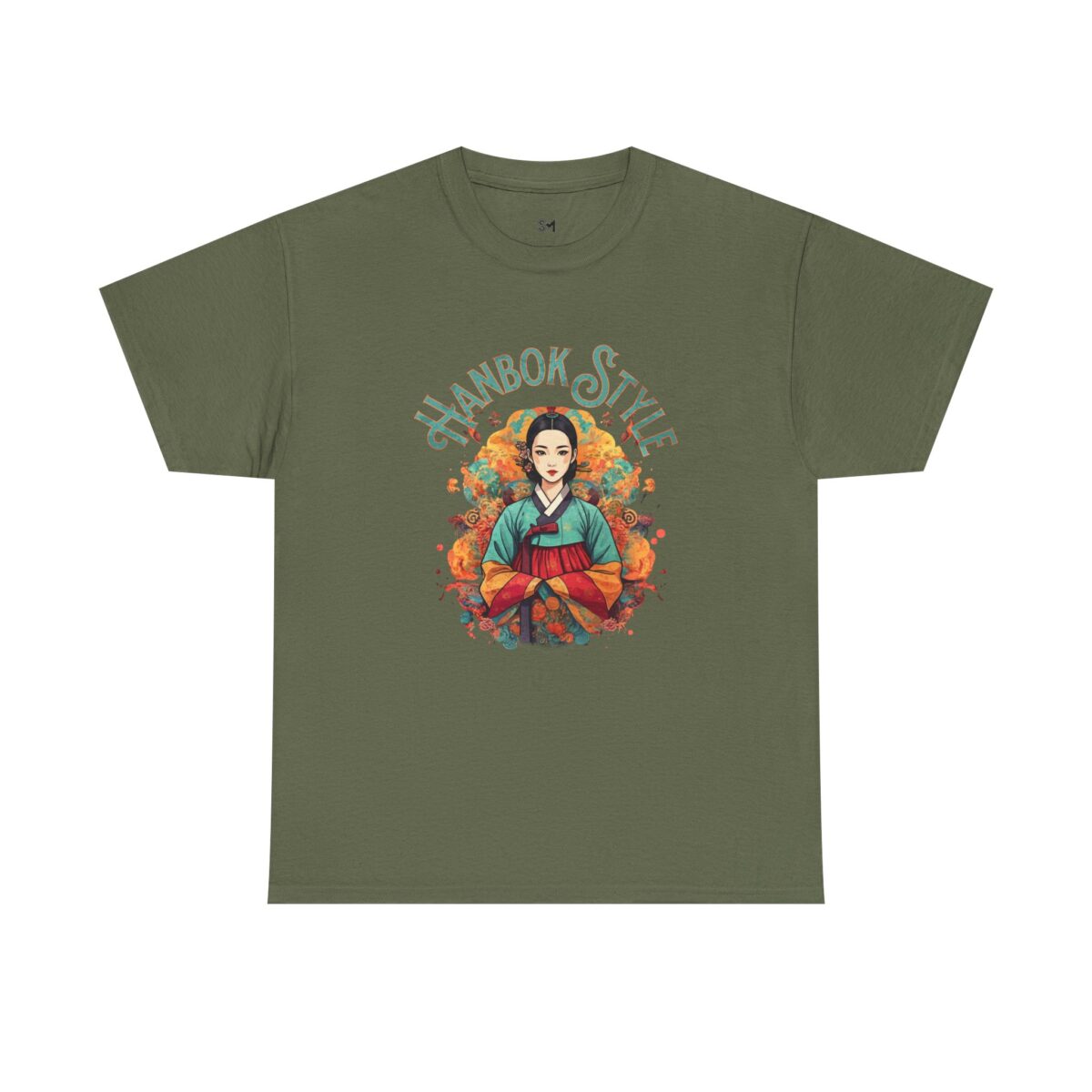 Hanbok Style Unisex Heavy Cotton Tee - Image 25
