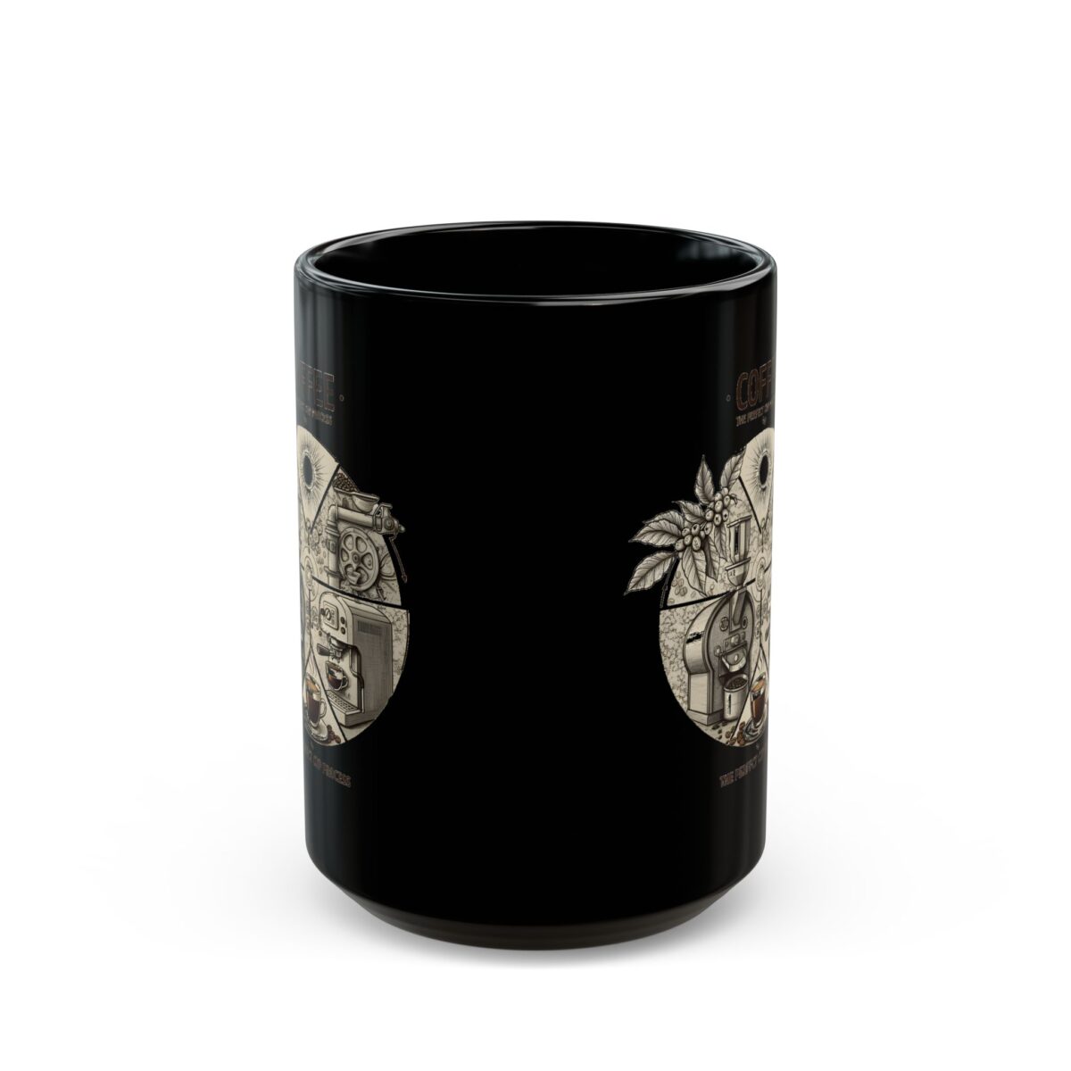 Perfect coffee process Black Mug (11oz, 15oz) - Image 5