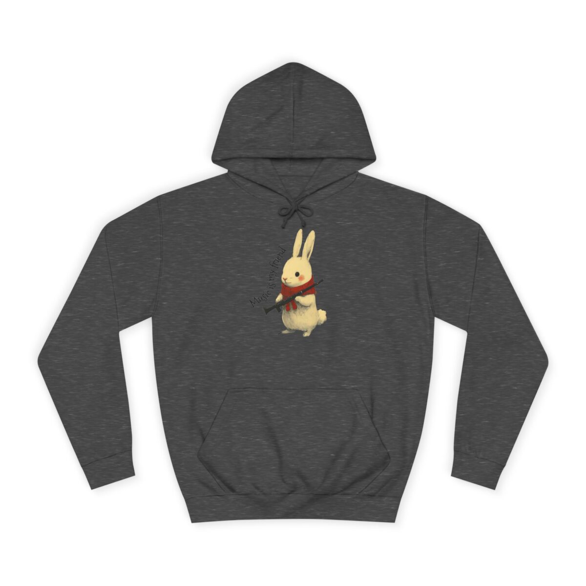 Music is my friend Unisex College Hoodie - Image 9