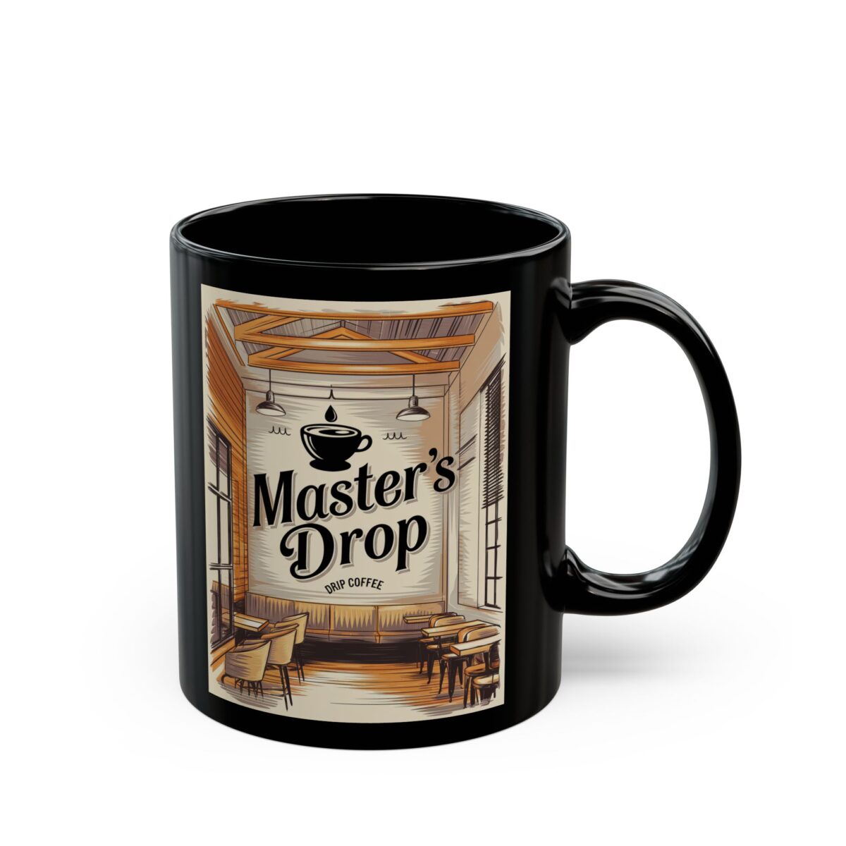Drip Coffee Black Mug (11oz, 15oz) - Image 3