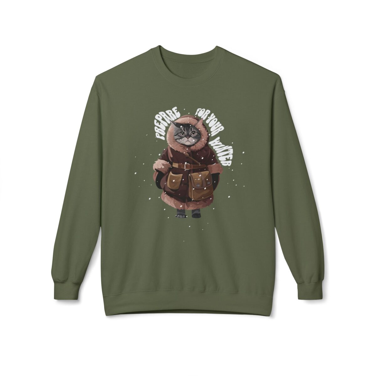 Prepare for your winter Unisex Midweight Softstyle Fleece Crewneck Sweatshirt - Image 17