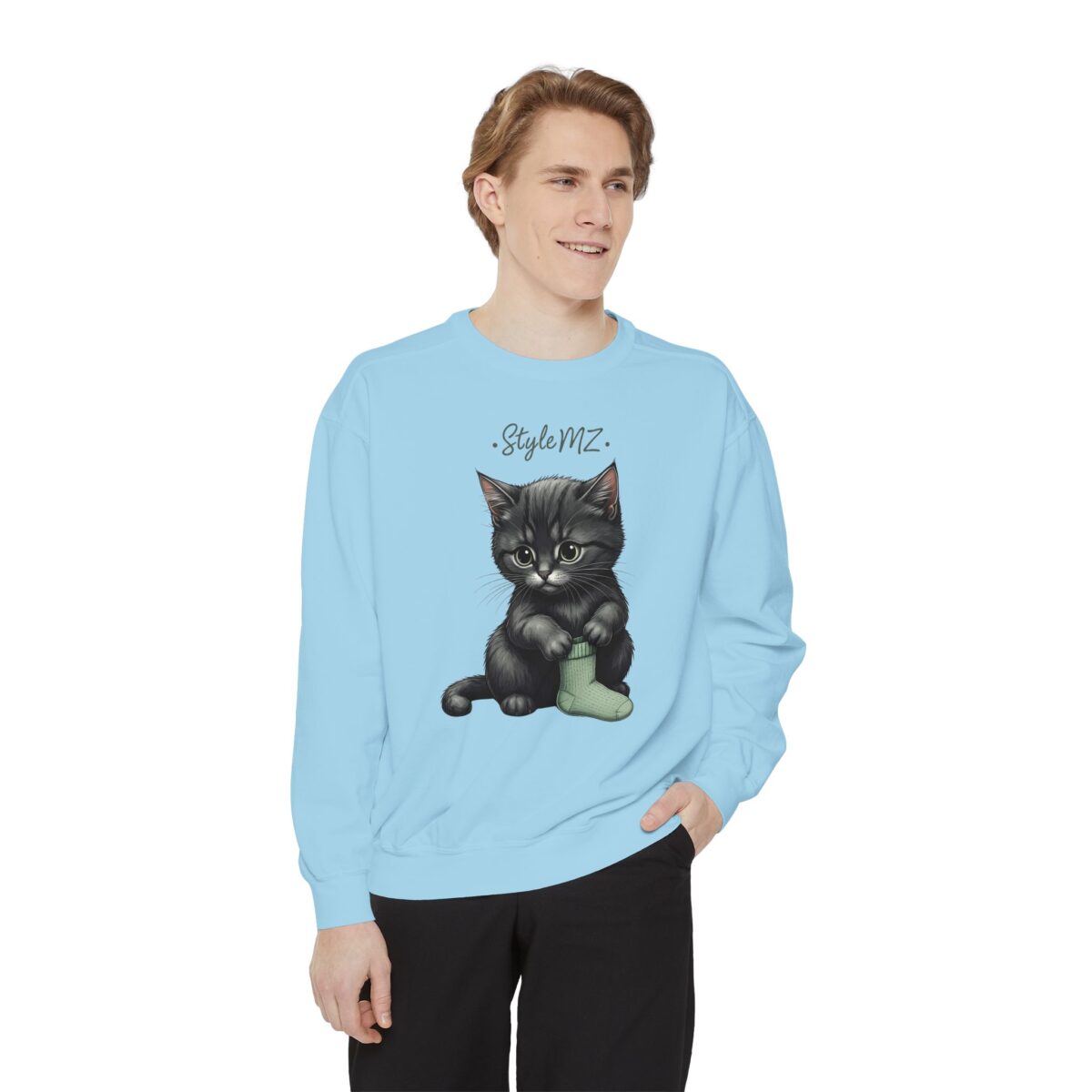 Kittt's cozy moment Unisex Garment-Dyed Sweatshirt - Image 19
