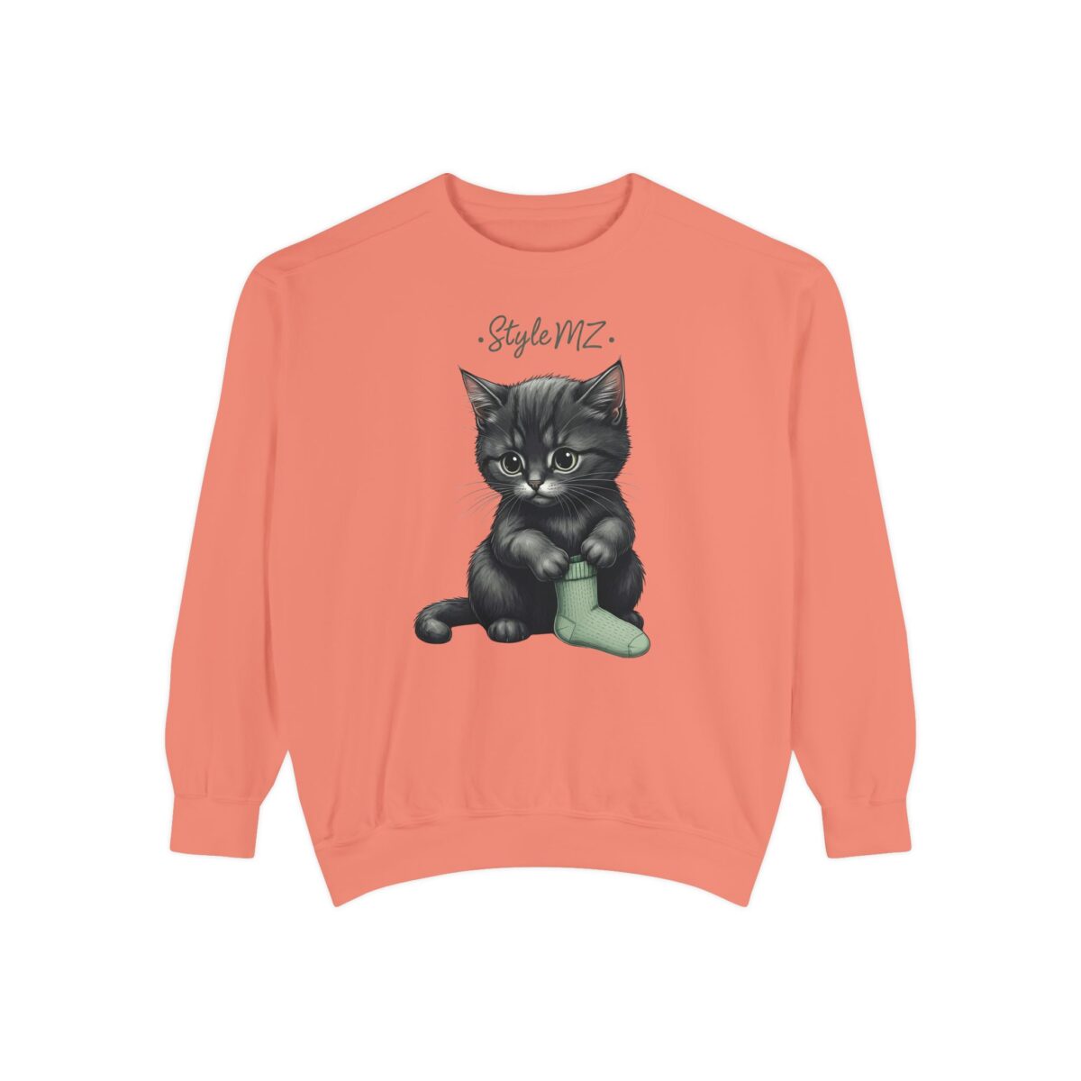 Kittt's cozy moment Unisex Garment-Dyed Sweatshirt - Image 5