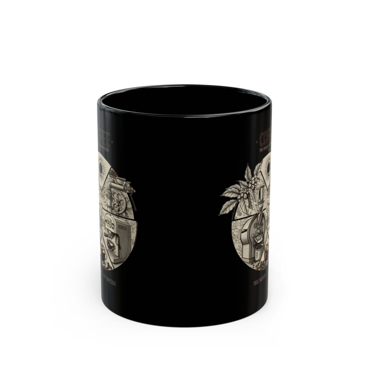Perfect coffee process Black Mug (11oz, 15oz) - Image 2
