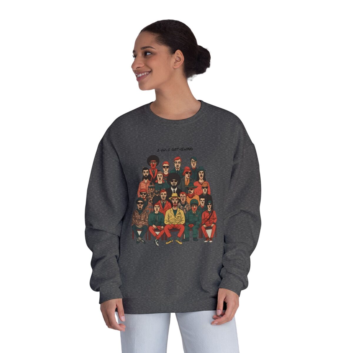 A bros gathering Unisex NuBlend® Crewneck Sweatshirt - Image 12
