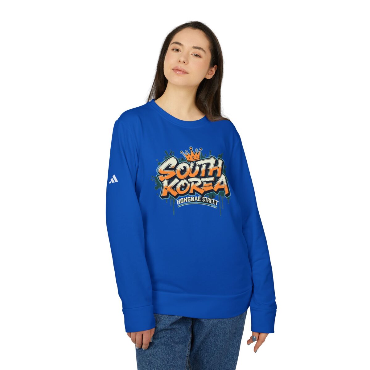 adidas Hongdae Unisex Fleece Crewneck Sweatshirt - Image 15