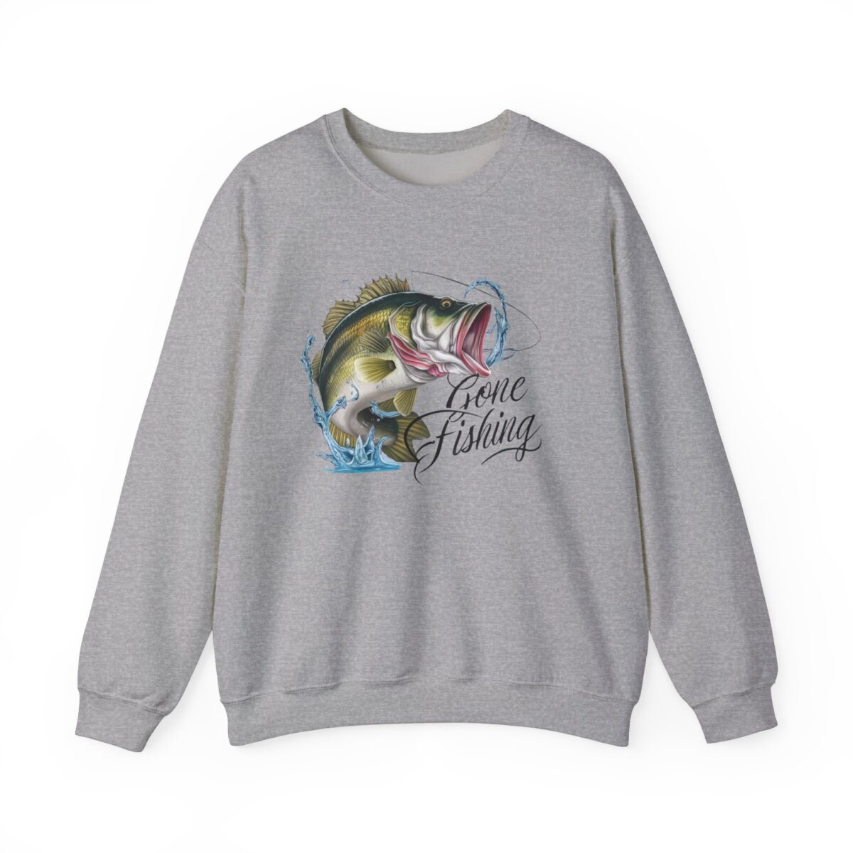 Gone Fishing Unisex Heavy Blend™ Crewneck Sweatshirt - Image 13