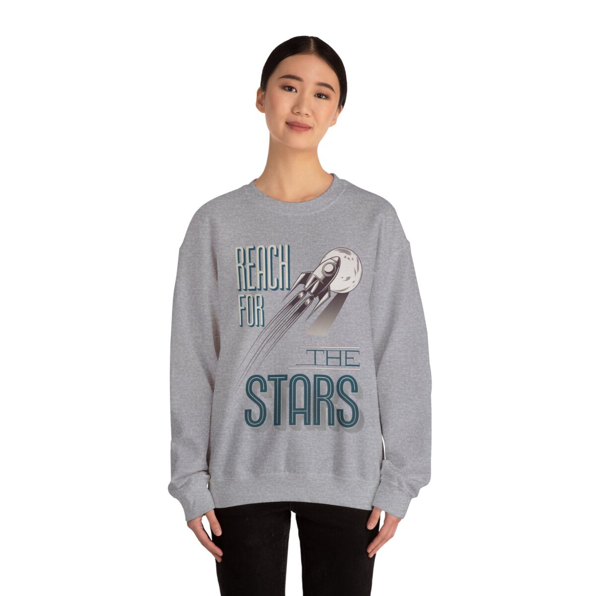 Reach for the stars Unisex Heavy Blend™ Crewneck Sweatshirt - Image 4