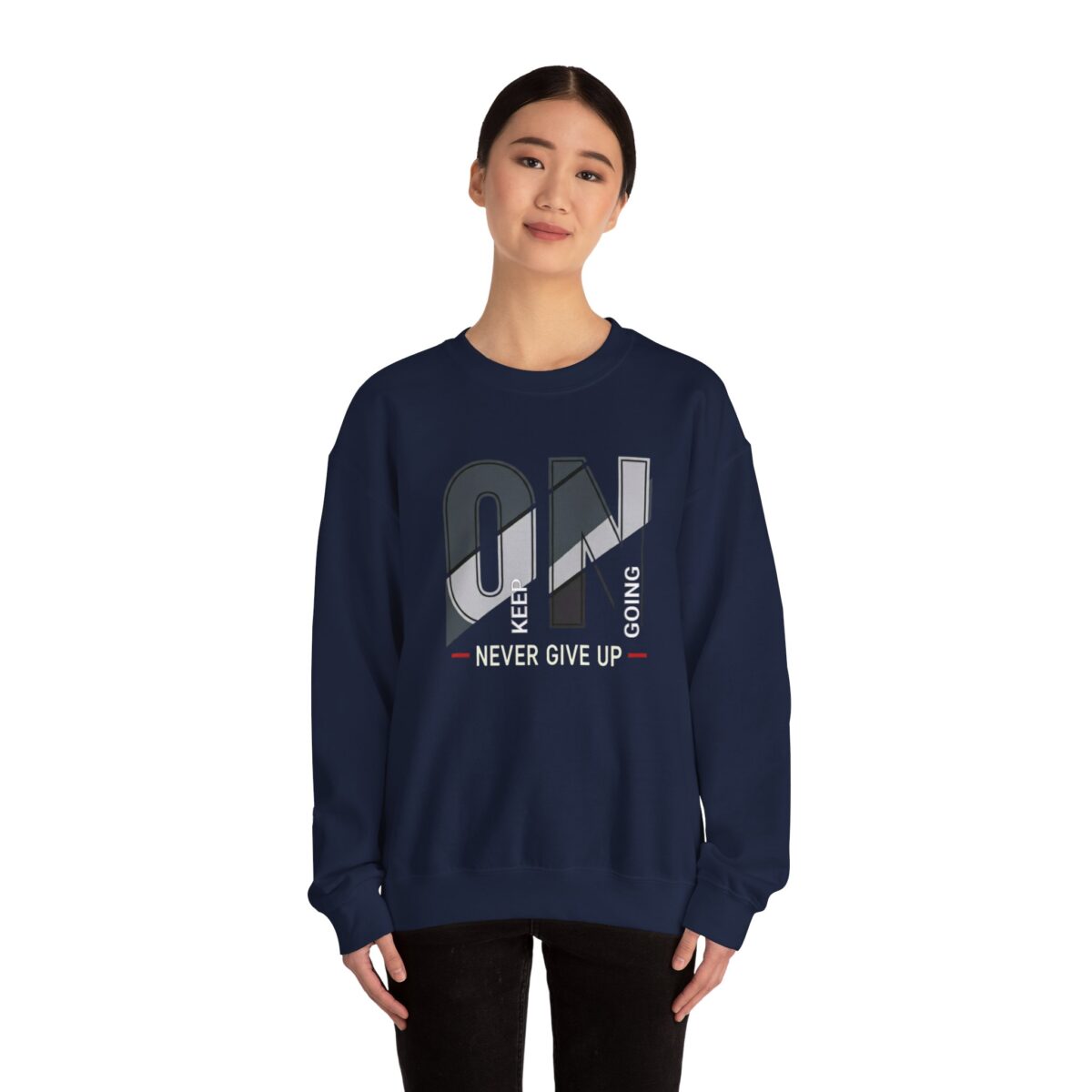 Keep going on Unisex Heavy Blend™ Crewneck Sweatshirt - Image 4