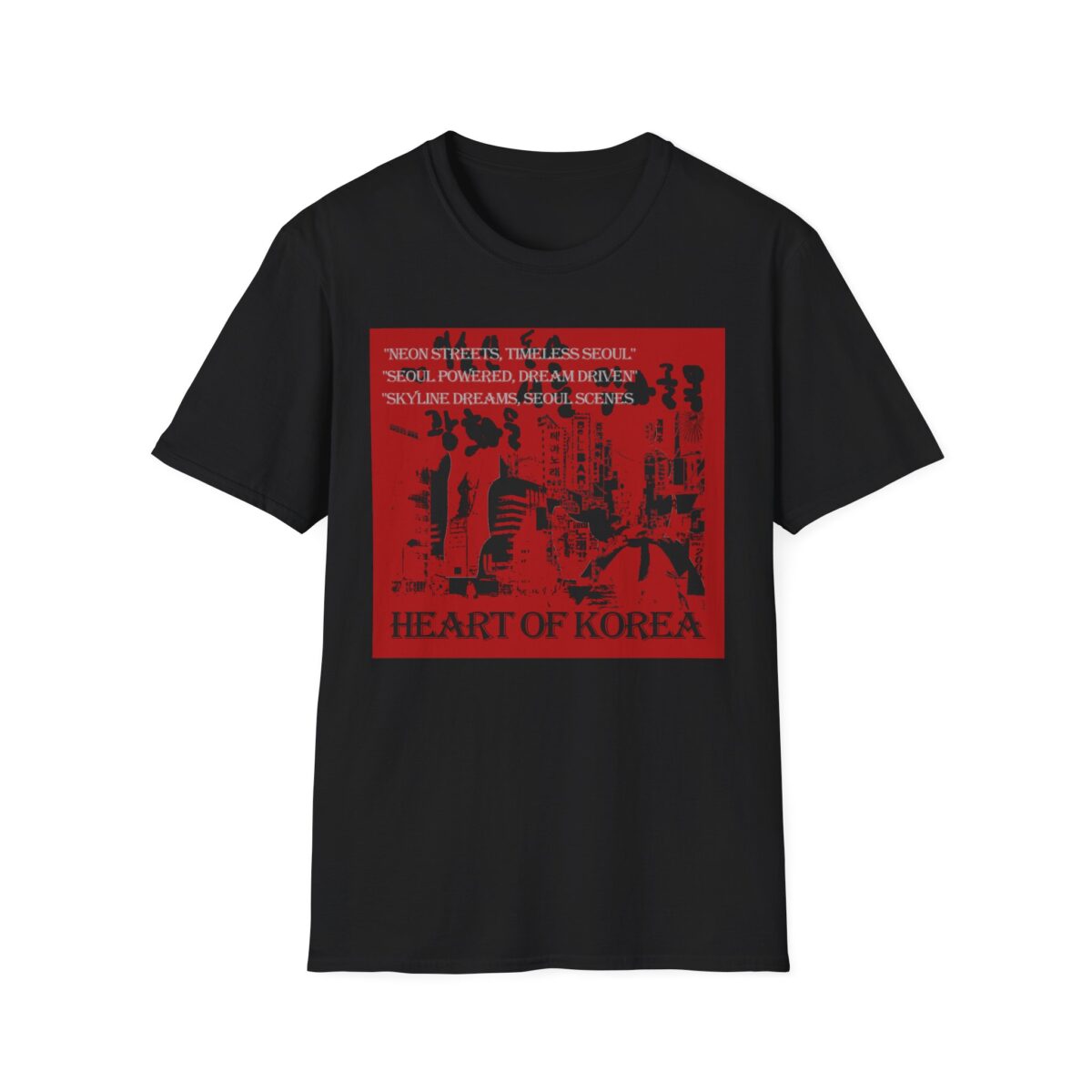 "meta_description": "Explore Korean fashion with our Culture Heart of Korea Unisex Softstyle T-Shirt. Stylish and comfortable for 2025.",