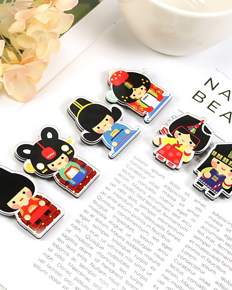 Korean Traditional Couple Magnet ver.2 - Home & Living