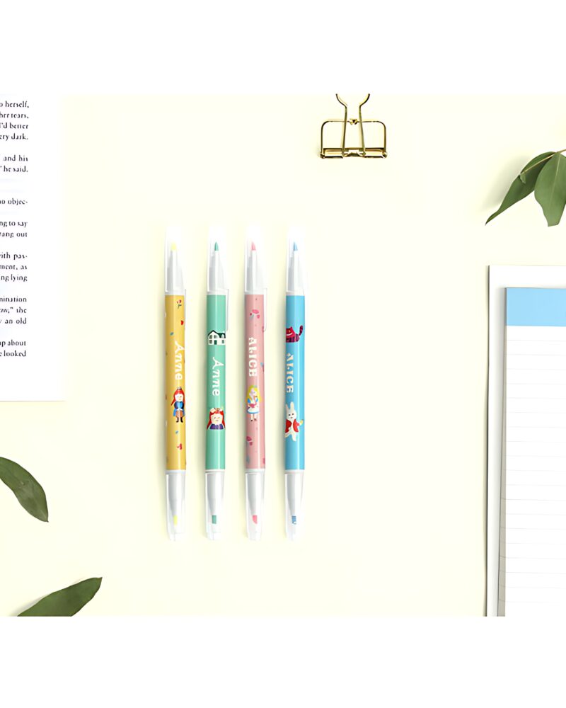 BOOKFRIENDS World Literature Duo Highlighter 2 Colors - Office Supplies