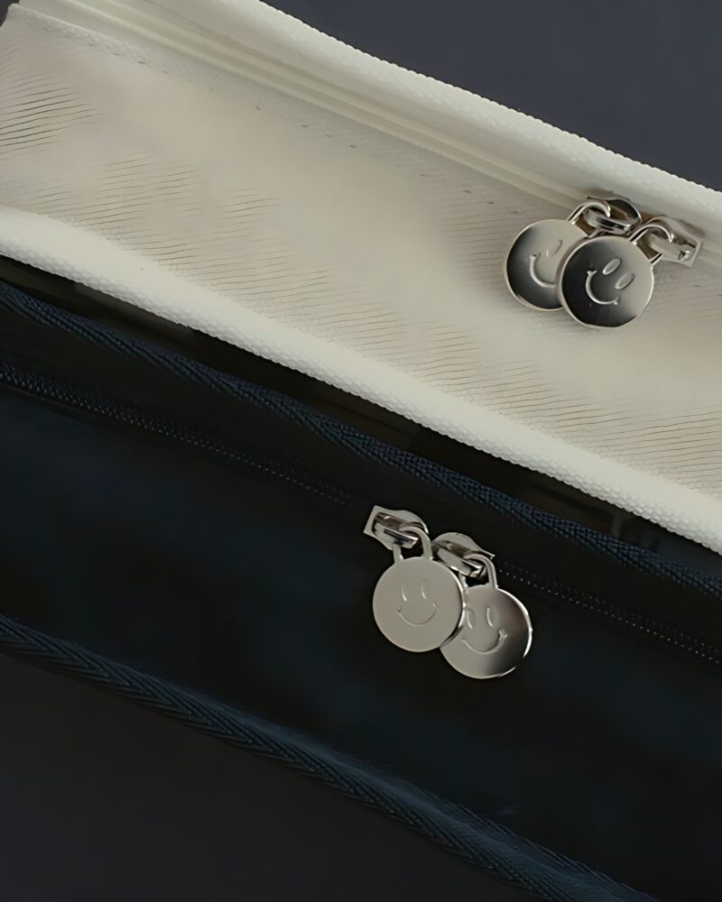 Alternative view of Be on D on the table Pen Case (Checkerboard)