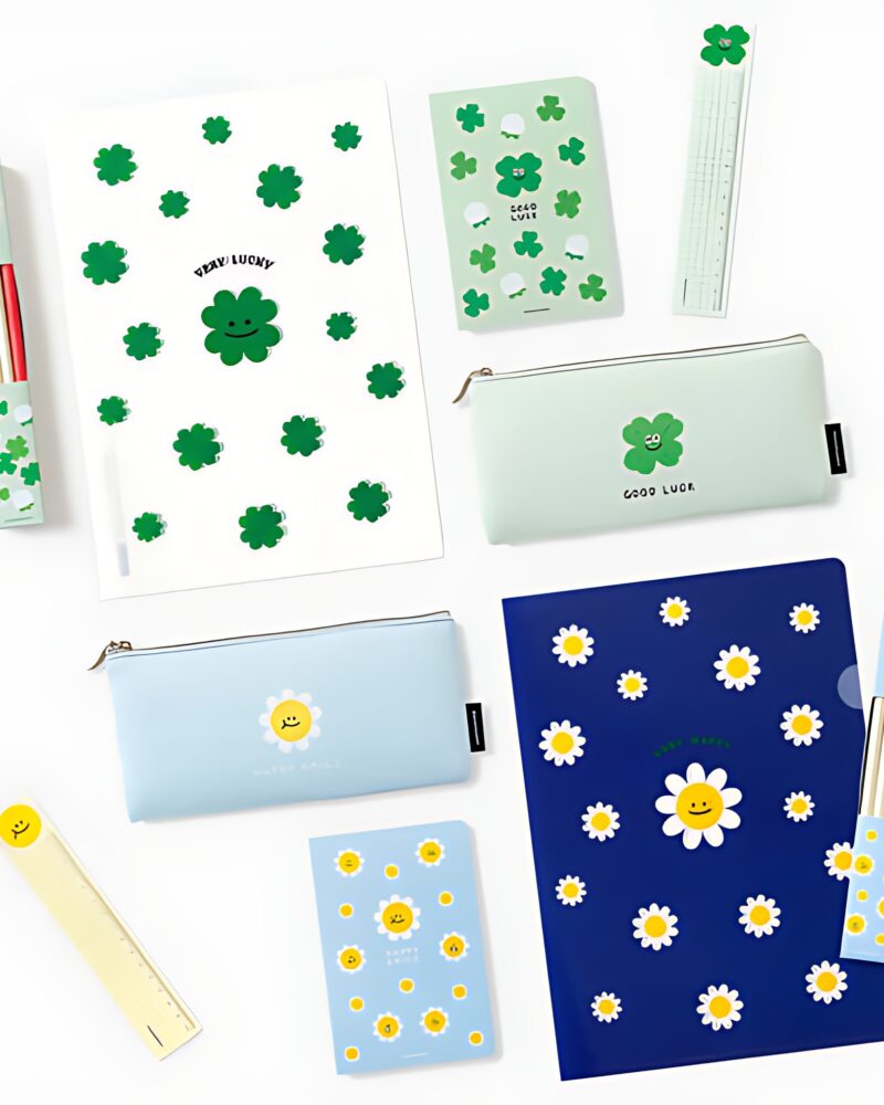 BOOKFRIENDS Smile Pencil Case Stationery Set - Bags & Wallets