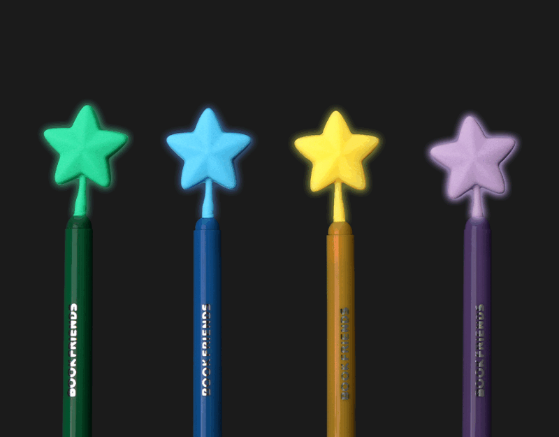 BOOKFRIENDS Star Dream Ball Pen - Office Supplies - View 1