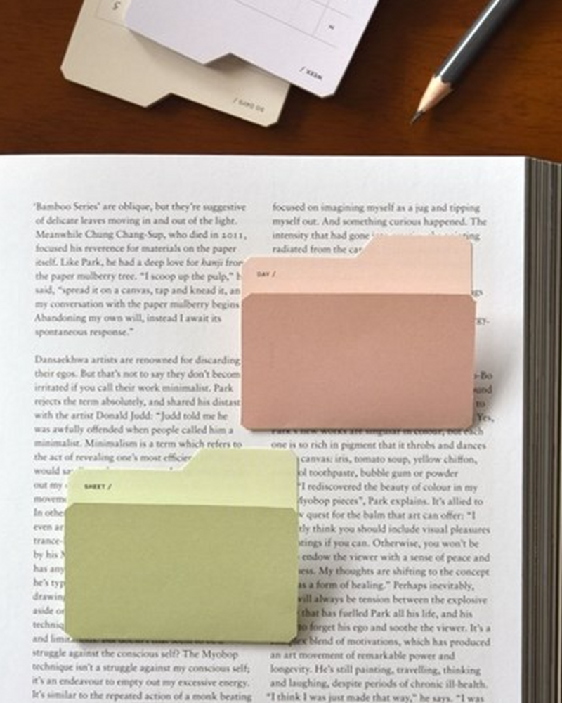 PLEPIC Sticky Memo File (Foldable Adhesive Memo) - Memo Pads & Sticky Notes