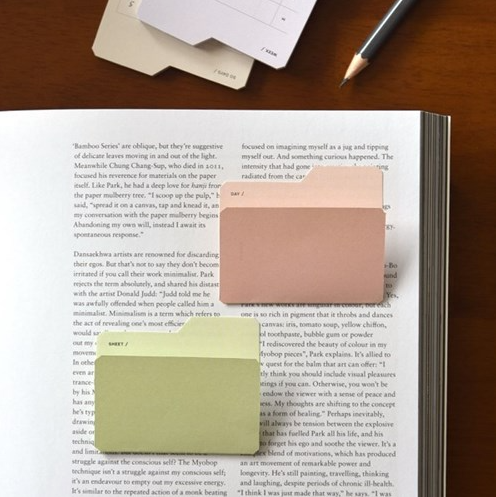 PLEPIC Sticky Memo File (Foldable Adhesive Memo) - Memo Pads & Sticky Notes