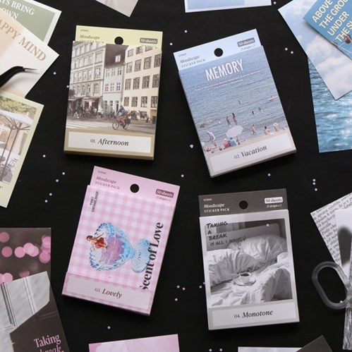 ICONIC Moodscape Sticker Pack - Office Supplies