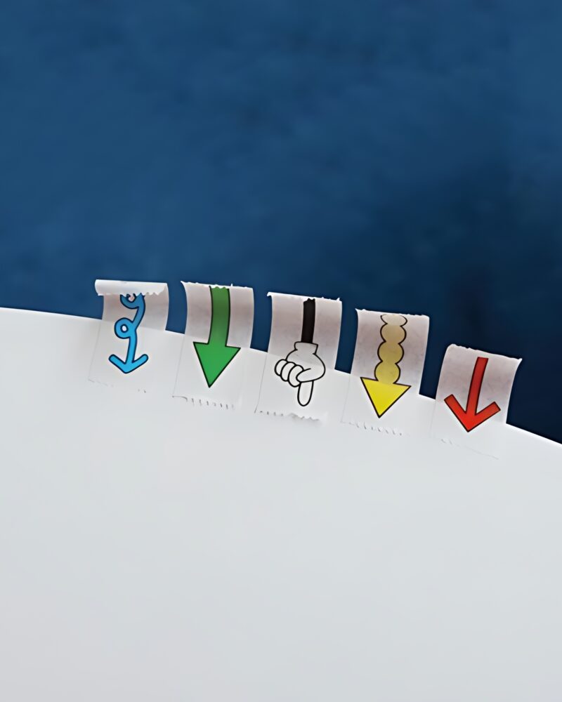 FRUIT FRIES Colorful Arrows Masking Tape - Washi Tape