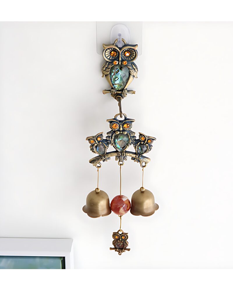 High Quality Mother-of-Pearl Owl 2P Door Bell