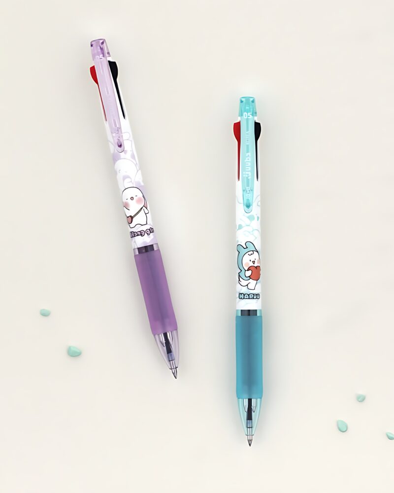 JAVA B26 jjuuba Friends Meteorite 3-Color Ballpoint Pen - K-Souvenir