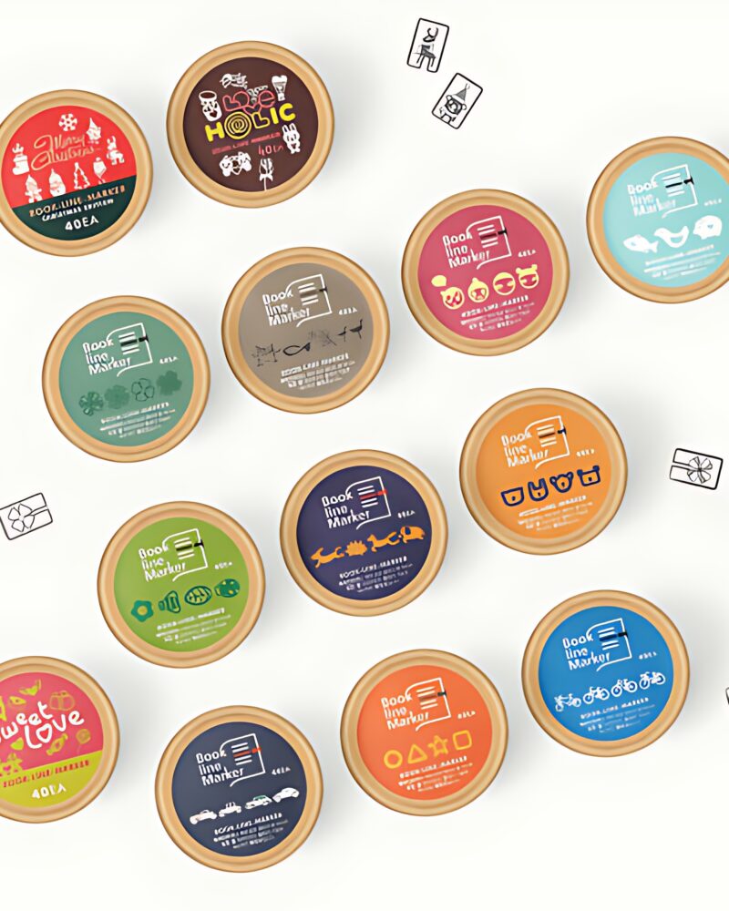 BOOKFRIENDS Bookline Marker Set - Bookmarks