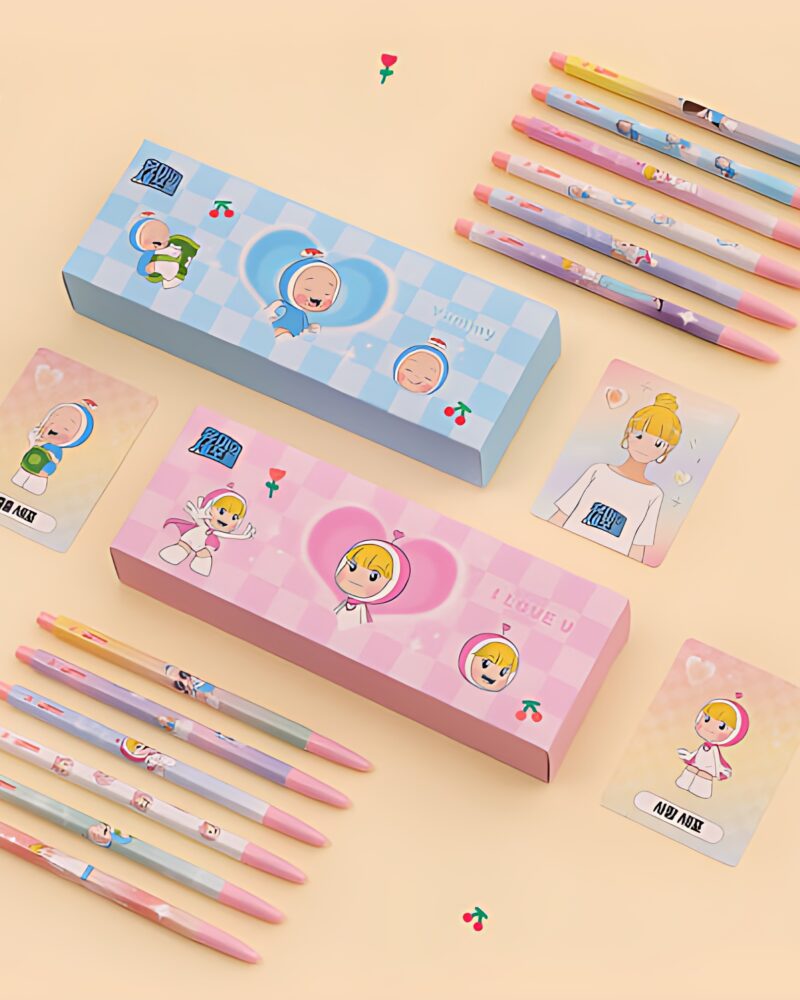 monami Yumi's Cells Ballpoint Pen Set - Office Supplies