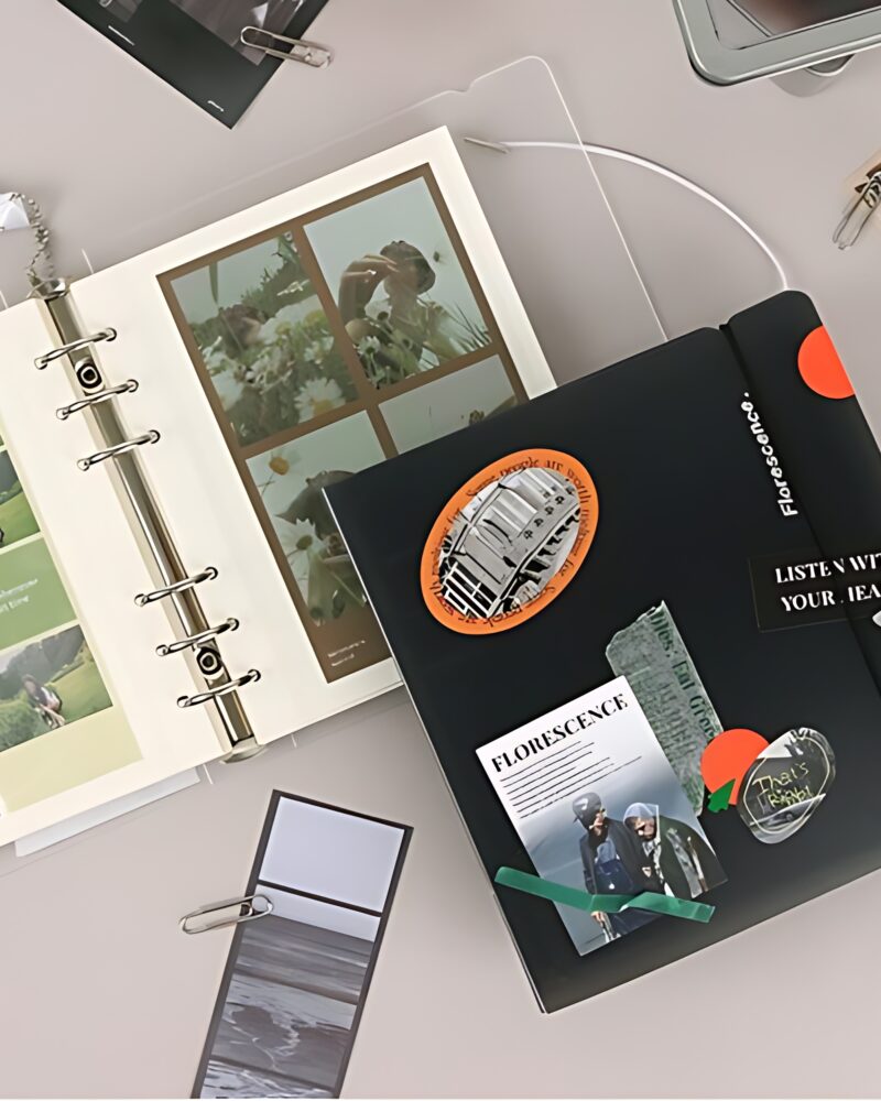 "meta_description": "Stylish A6 Binder Album for your cherished memories.",