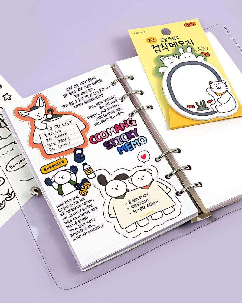 Alternative view of PINKFOOT Komang 2-Stage Sticky Note Set