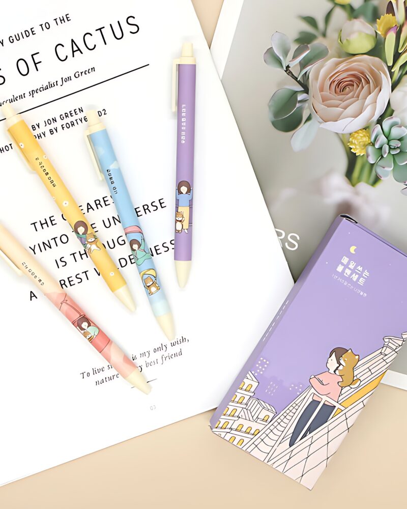 PINKFOOT Bori's Daily Pen 10pcs Set - Office Supplies - View 1