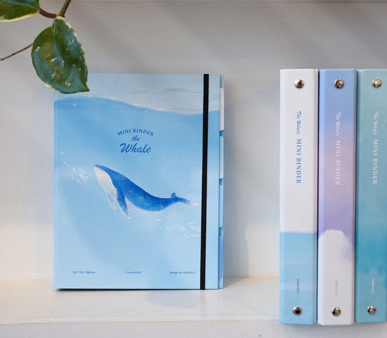 PINKFOOT Whale Mini Binder Notebook - Binders - View 1