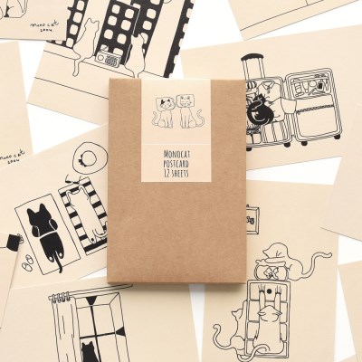 Monocat Postcard Set - Cards