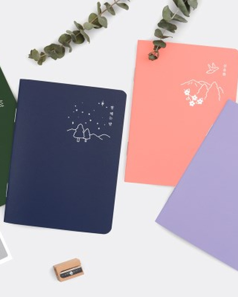 Korean Literature Bookmark Notebook Set - Bookmarks