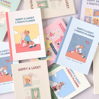 Happy & Lucky 6-Month Planner - Office Supplies