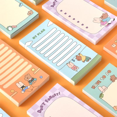 Happy & Lucky Littles Memo Pad Series.1 Set - Memo Pads & Sticky Notes