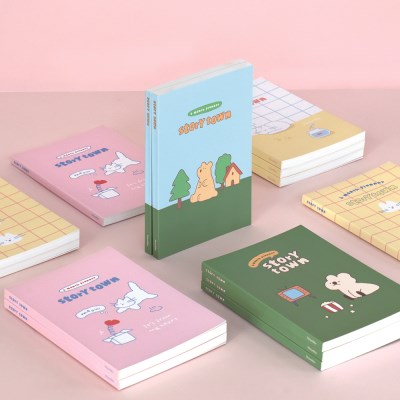 B6 Story Town Afternoon 6 Month Undated Planner - Office Supplies