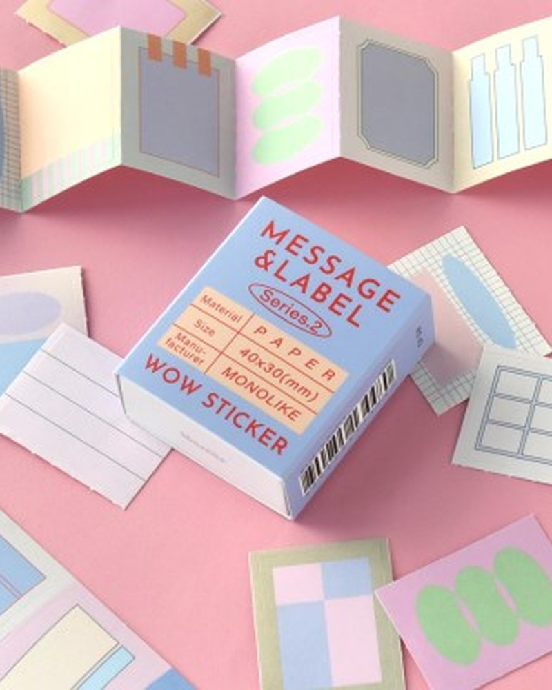 Message & Label Wow Sticker Series.2 - Office Supplies