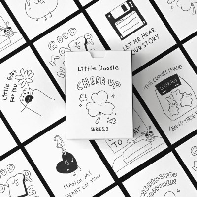 Little Doodle Cheer Up Message Cards Series 2 - Cards