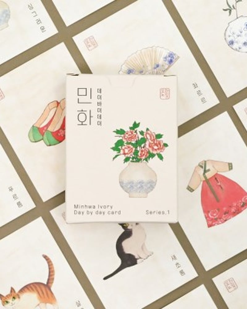 Day by Day Card 102 Minhwa Ivory Series.1 - Cards