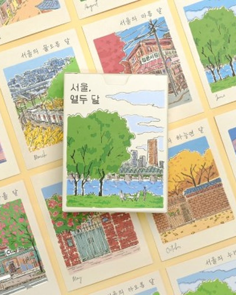 Day by Day Card 101 – Twelve Months of Seoul - Cards