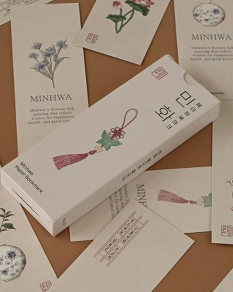 Minhwa Paper Bookmarks - Bookmarks