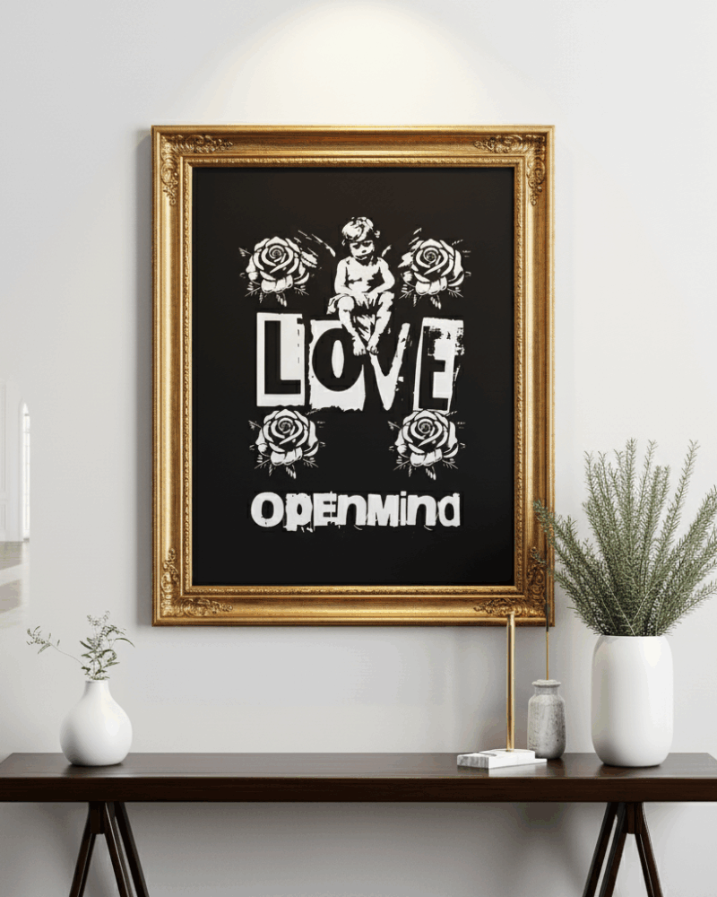 Alternative view of Open Mind Poster