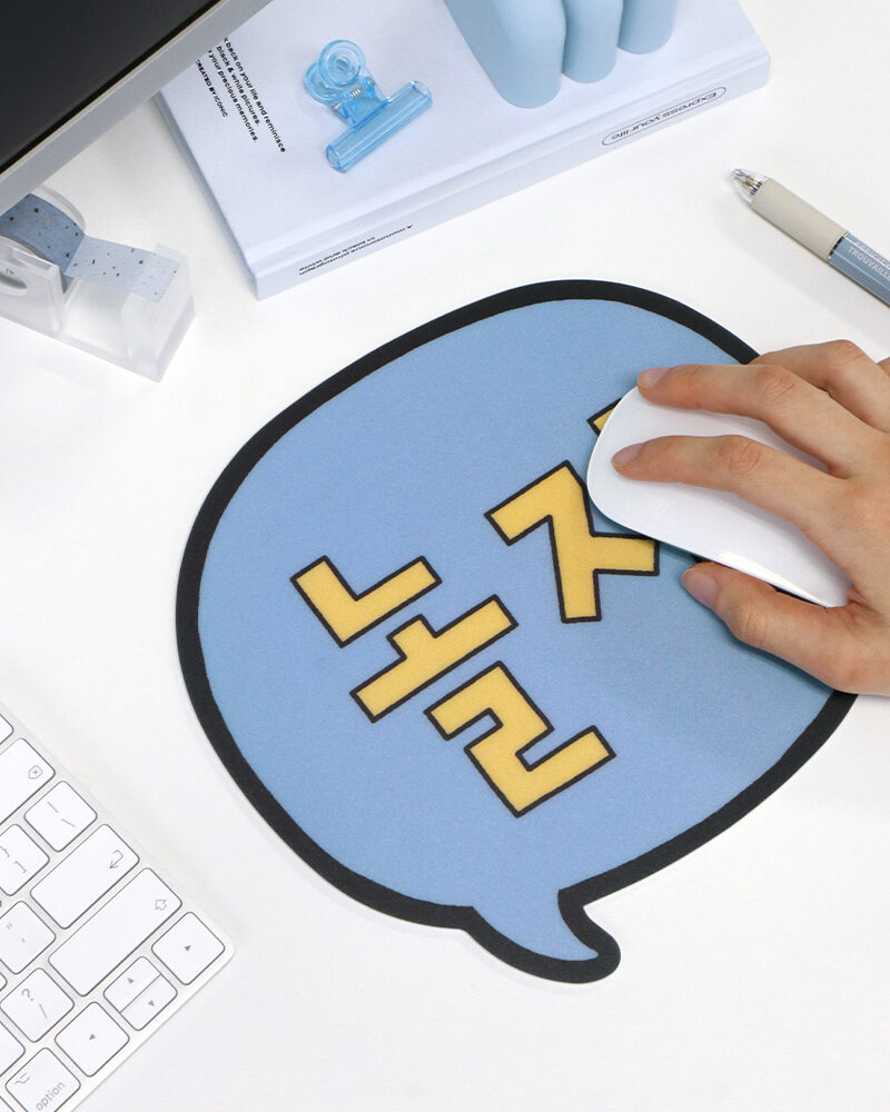 Alternative view of ICONIC Doodle Mouse Pad